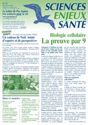 Visuel du Sciences Enjeux Santé