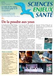 Visuel du Sciences Enjeux Santé